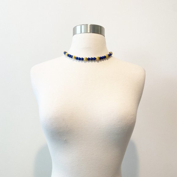 604 Collection of Seven Bead Necklaces with Lapis Lazuli - Picture 7 of 10